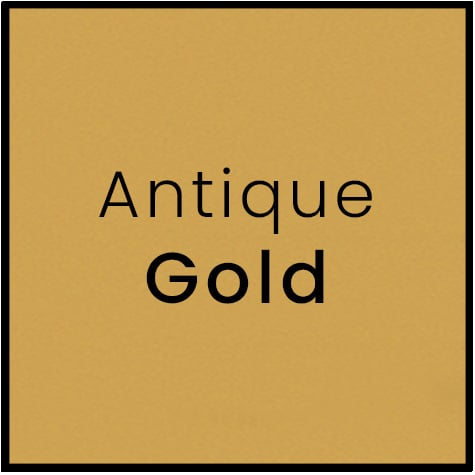 Antique Gold Nameplate