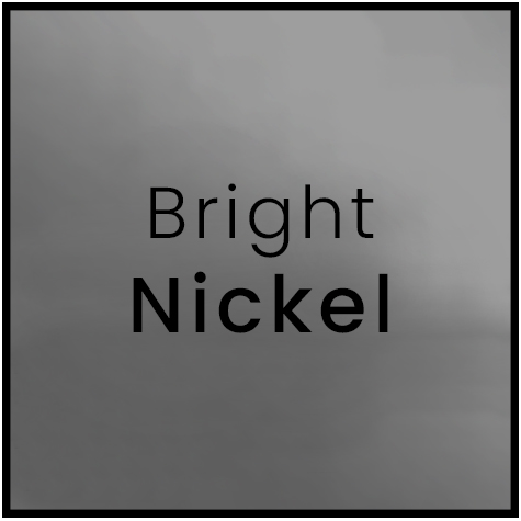 Bright Nickel Nameplate