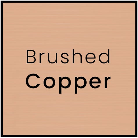 Brushed Copper Nameplate