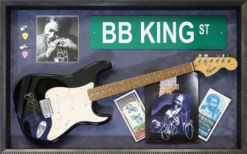 Custom Framed BB King Guitar Hall of Frames Arizona