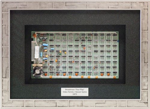 Custom Framed Vintage Video Game Motherboard Hall of Frames Arizona