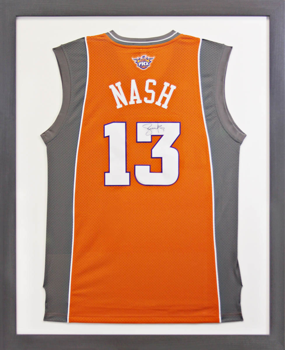 Custom Framed Steve Nash Suns Jersey Hall of Frames Arizona