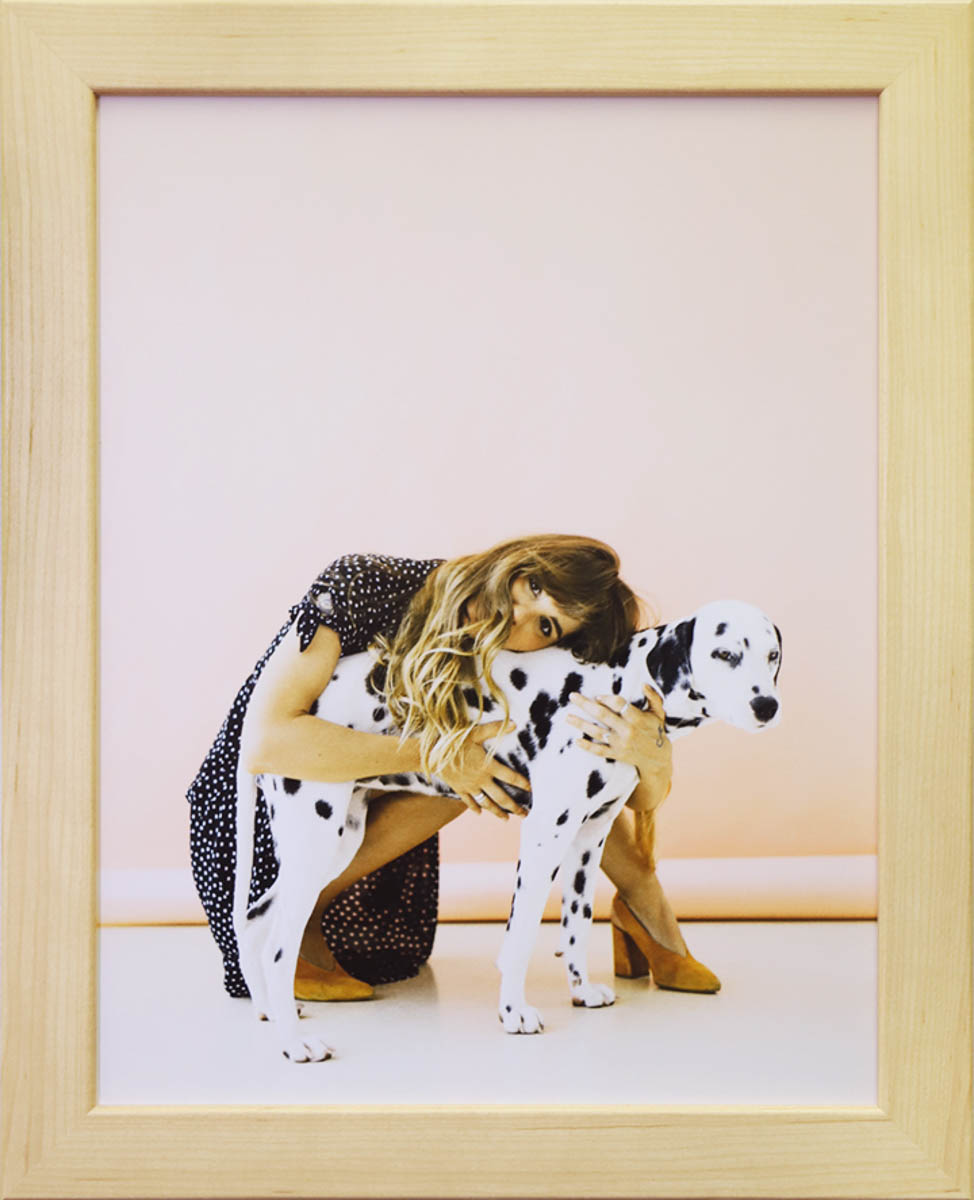 Custom Framed photo of woman and Dalmatian Hall of Frames Arizona