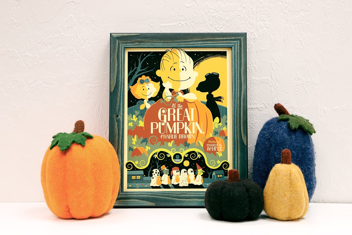 Framed Great Pumpkin Print