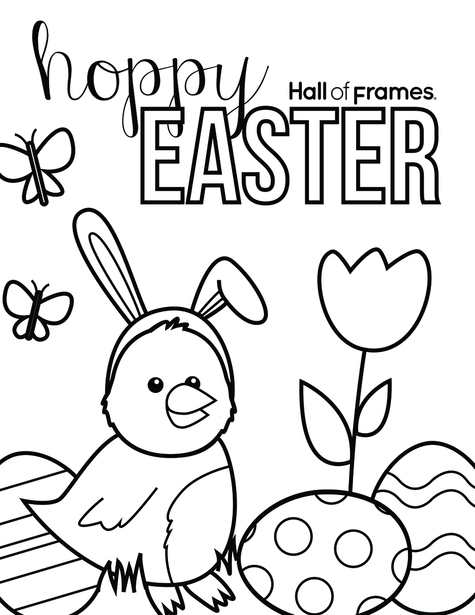 Easter-coloring-page Easter Coloring Page Blank