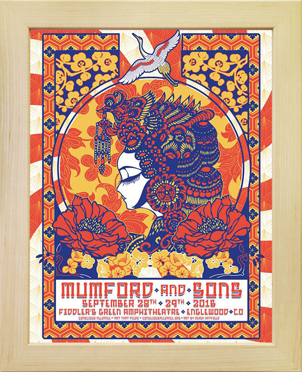 Framed Concert Poster