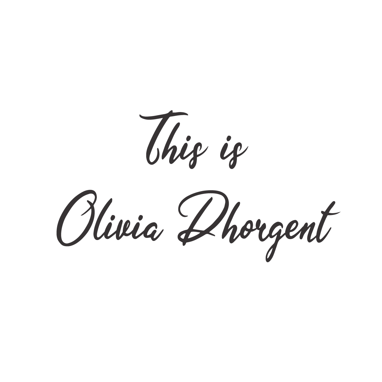 Engraving Font Olivia Dhorgent