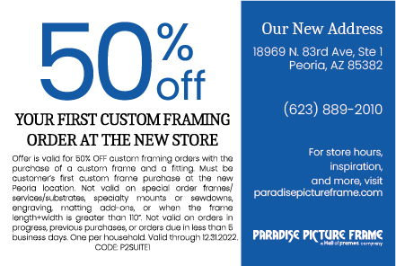 Moving Offer 50% Off Paradise Picture Frame Peoria