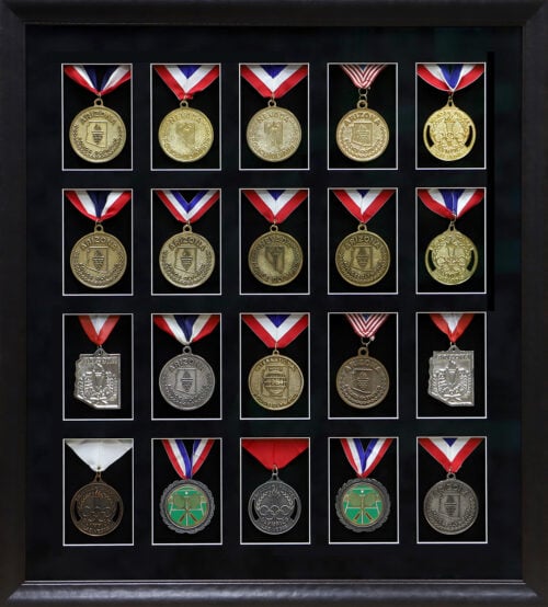 Custom Framed Arizona Medals