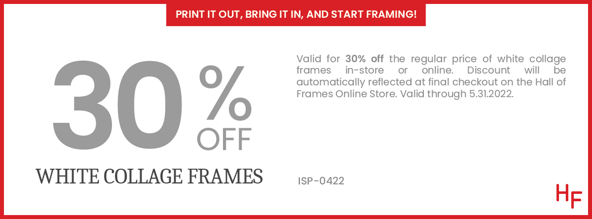 30% Off White Collage Frames Hall of Frames Arizona