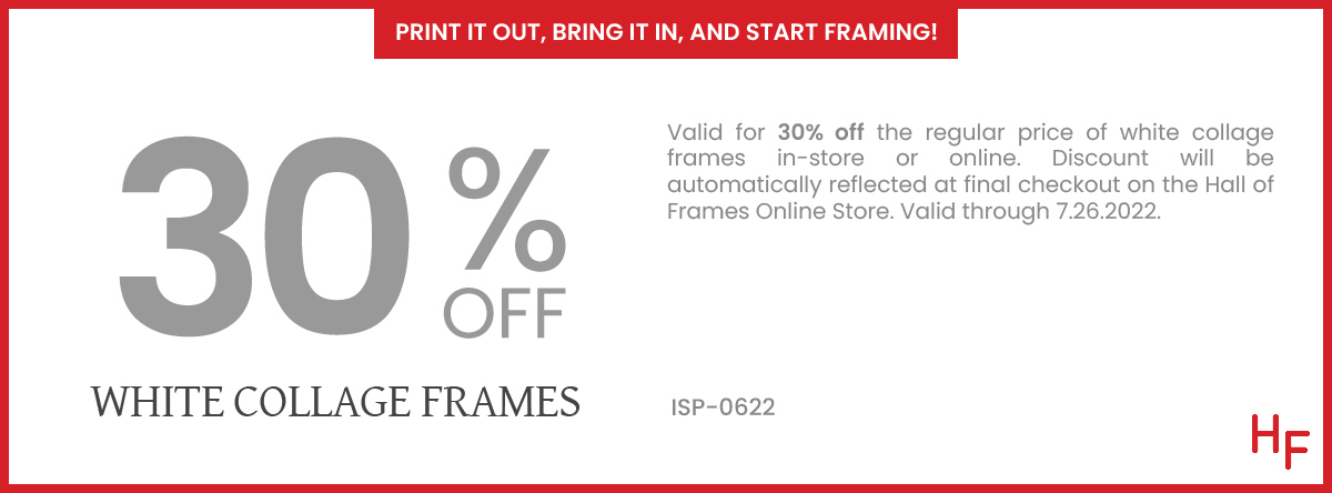 30% Off White Collage Frames