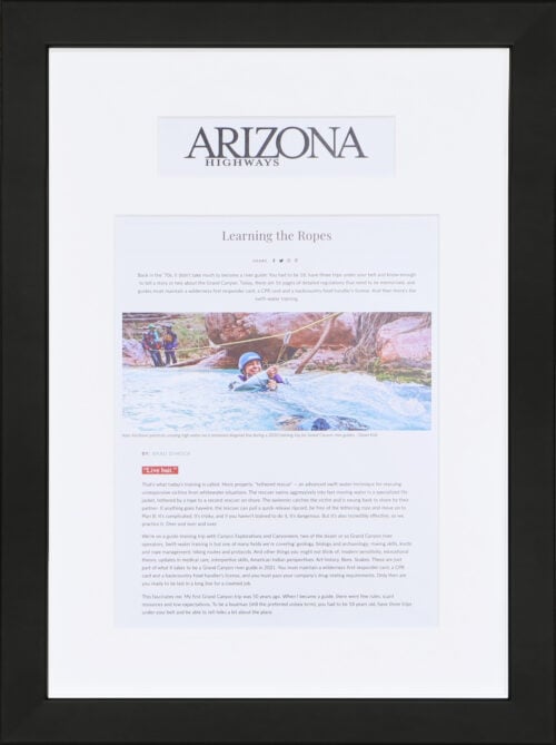 A photo of a framed digital article with headline cutout Hall of Frames.