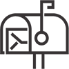 mailbox icon graphic