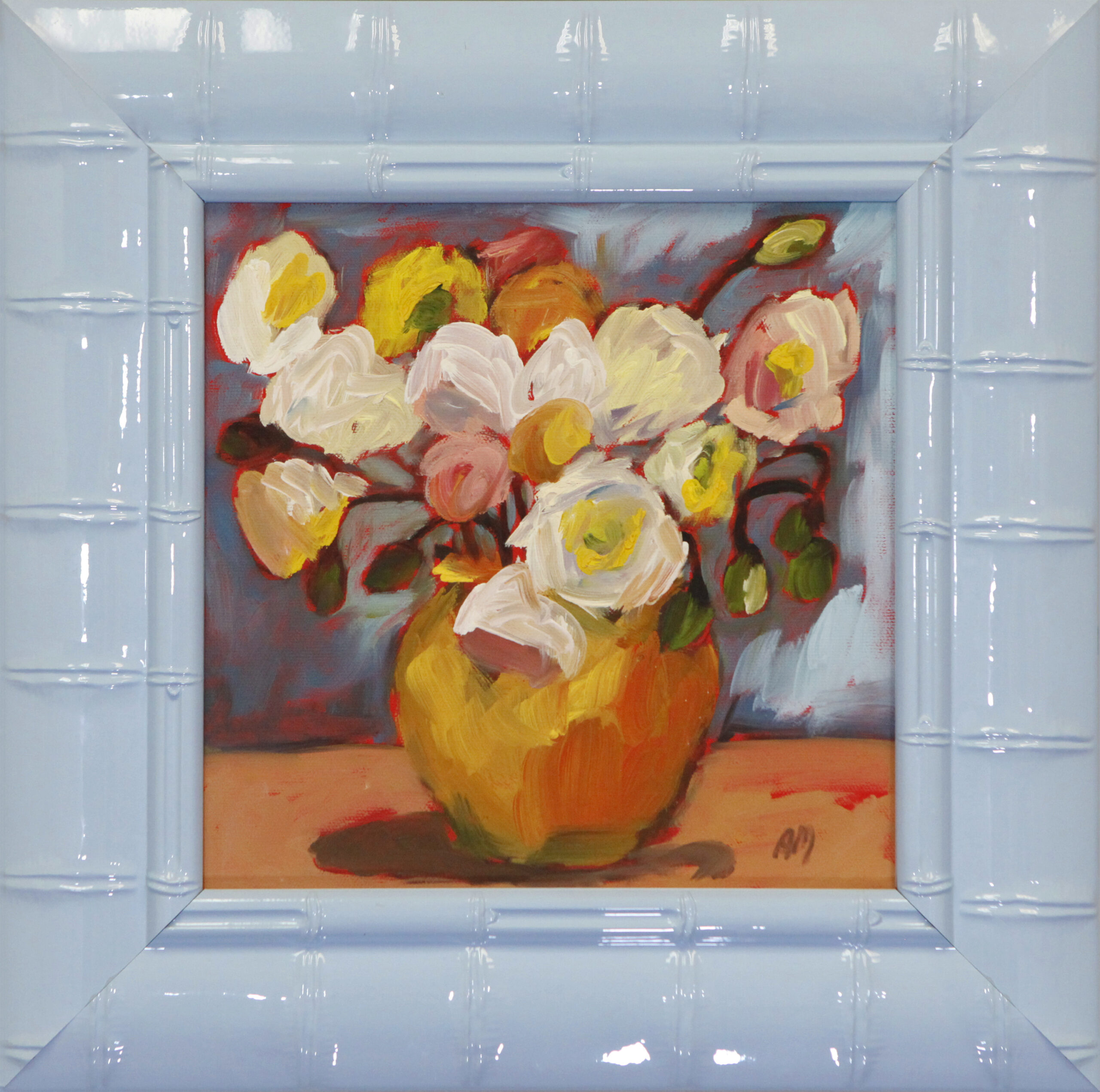 Framed Flower Canvas