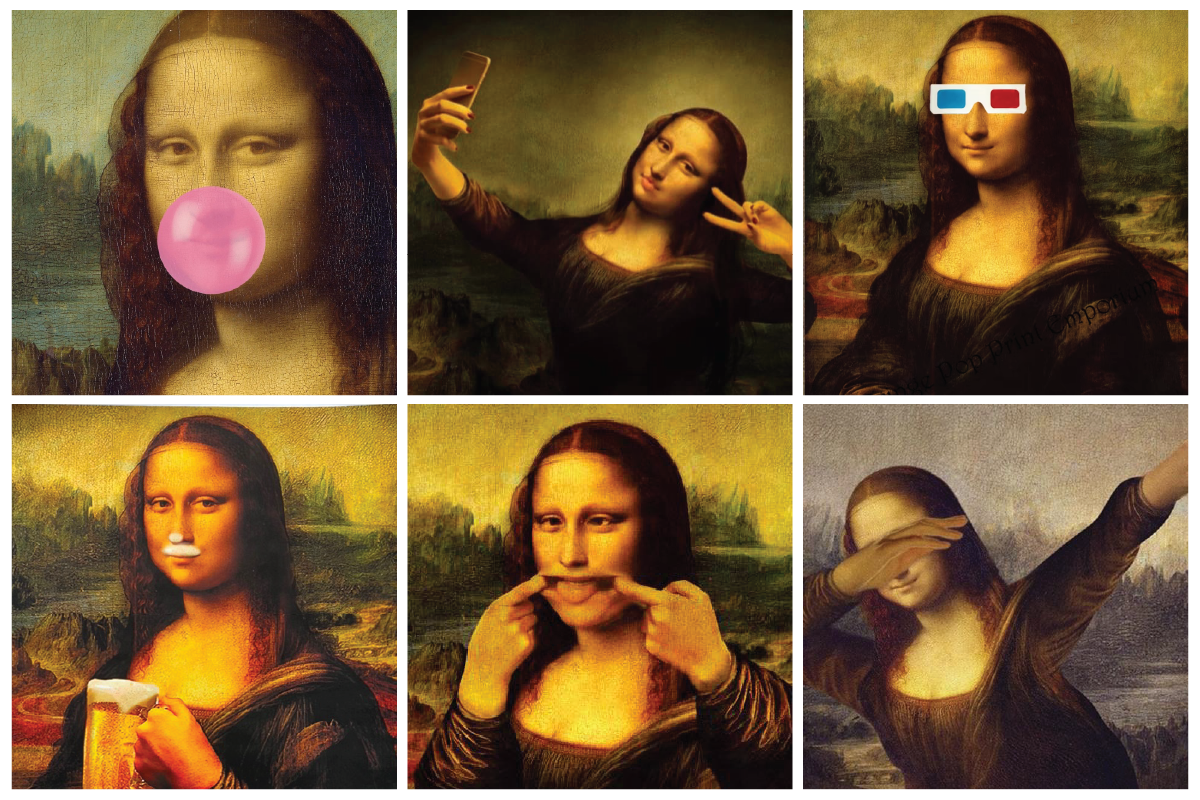 Mona Lisa's Instaram Grid