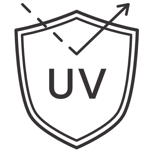 UV protection icon graphic