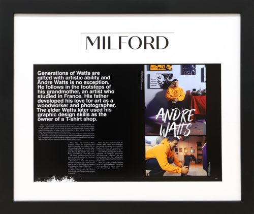 Framed Online Magazine Article - Milford - Andre Watts