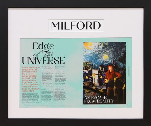Framed Milford Online Article - Edge of the Universe