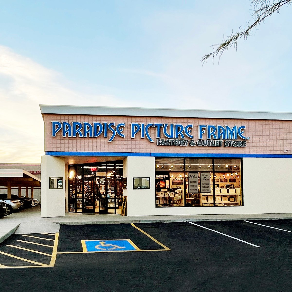 A photo of a Paradise Picture Frame store