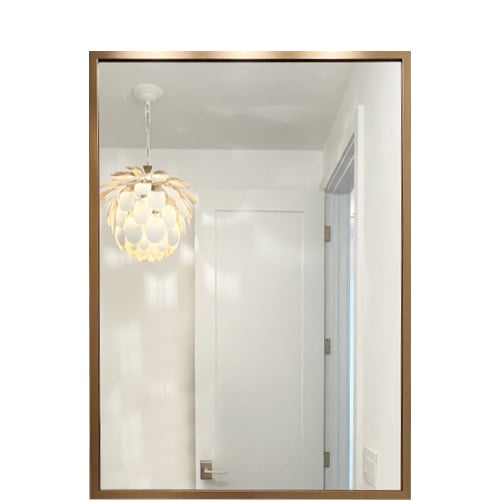 photograph of a Custom framed mirror from Hall of Frames