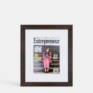 A photo of a Framed Magazine Cover from Entrepreneur Magazine done by Hall of Frames Arizona.