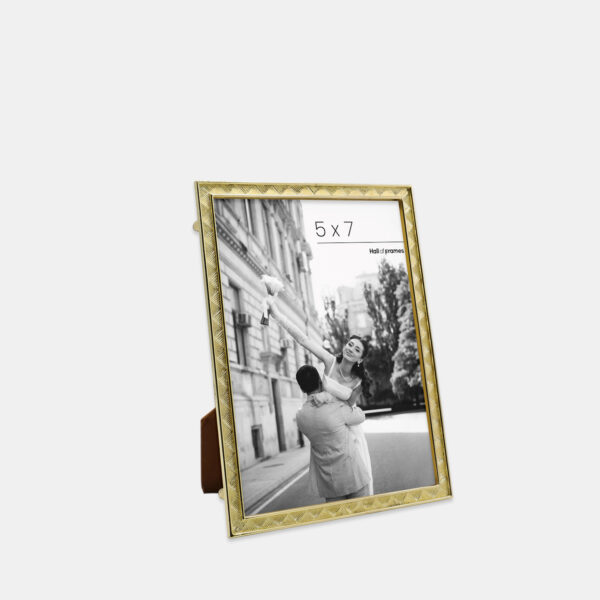 Metal Photo Frame - Textured Gold, 5x7