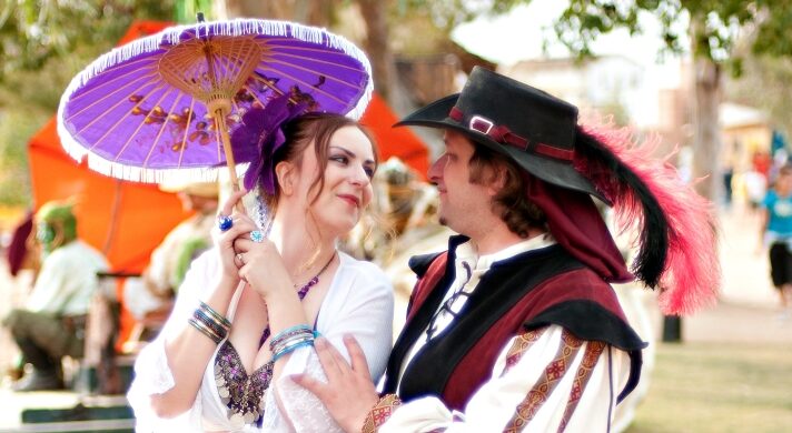 Couple at Arizona Renaissance Festival