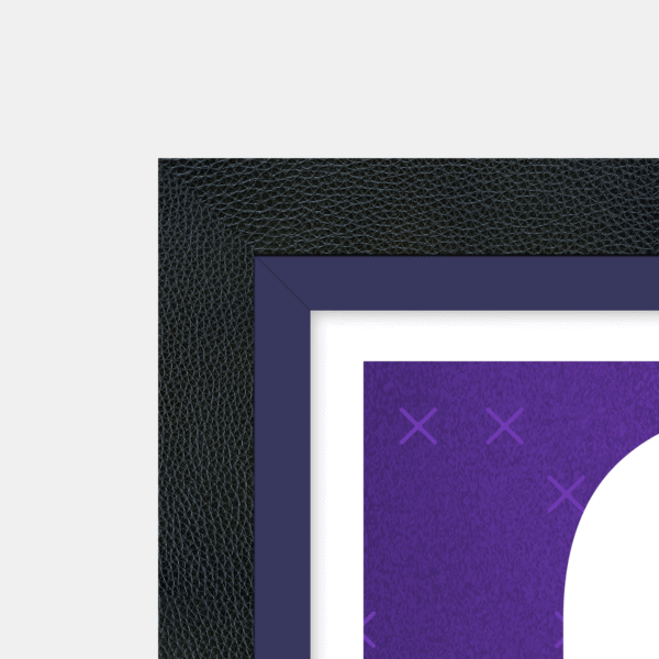 Corner Shot of Framed Poster of Phoenix Mercury Team with Slam Dunk Frame Option