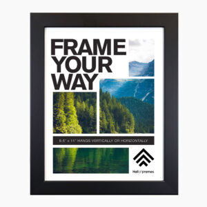 Black 8.5x11 Wall Frame Hall of Frames Arizona