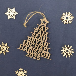 Name Tree Ornament