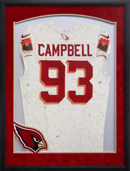 Framed Cardinals Jersey with Custom Mat Detail
