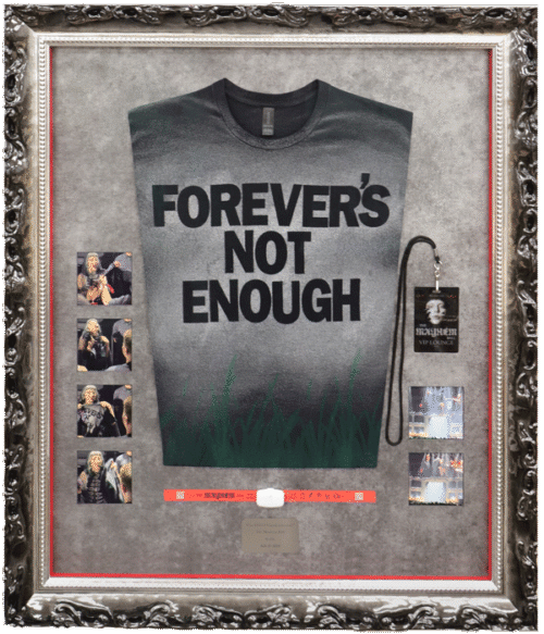 Framed Lady Gaga Concert Poster