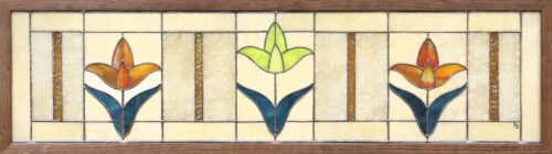 Framed Stain Glass Art