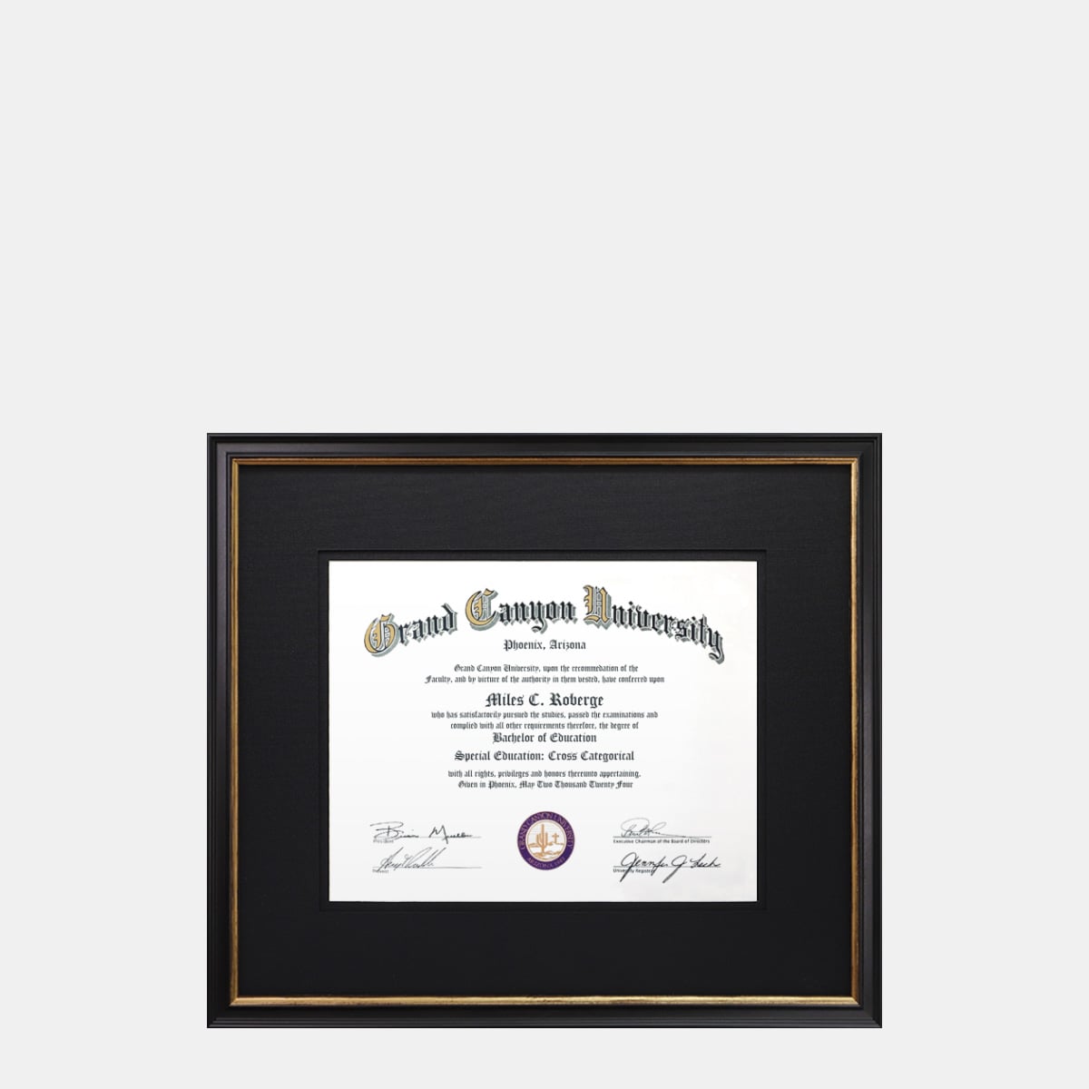 Frames for Bachelors, Masters, Law, PhD and Medical Diplomas