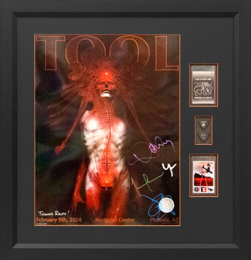 Multi-Opening Frame for Signed Tool Band Concert Poster