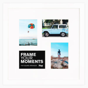 White Quad Wood Collage 4x6 Frame Hall of Frames Arizona