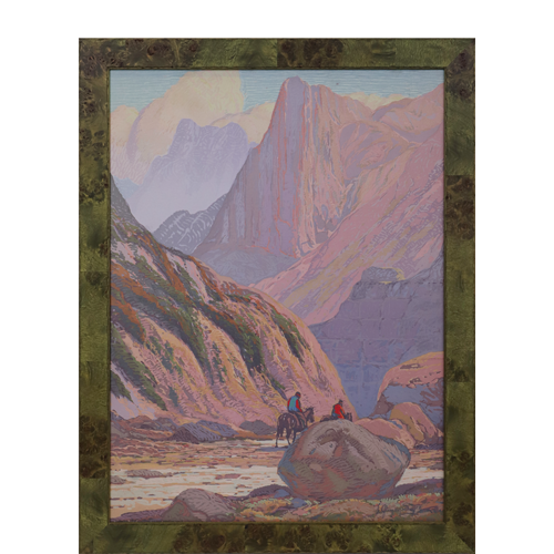 Custom Framed Canvas of AZ Desert Scene